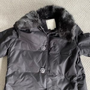 Black woman’s dress coat kate Spade